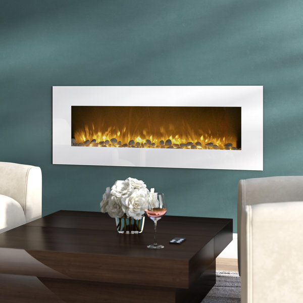 Wade Logan® Grimaldi 50.5'' W Electric Fireplace & Reviews Wayfair